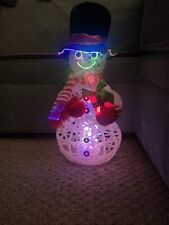 avon fiber optic snowman for sale  Meridian