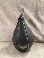 Everlast Boxing Durahide Speedbag Holds Air Grey With Yellow Stitching 4 Lbs, used for sale  Shipping to South Africa