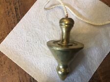 Antique brass plumbob for sale  COLCHESTER