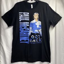 Camiseta Masculina Gráfica Paul McCartney Tamanho Grande Preta 2022 Got Back Tour Concert, usado comprar usado  Enviando para Brazil