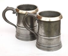 antique pewter tankards for sale  WELLS