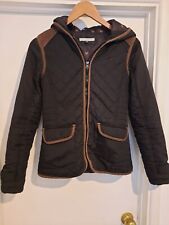BLONDE + BLONDE  WOMENS PADDED JACKET COAT SIZE 8 Winter Warm Hooded for sale  Shipping to South Africa