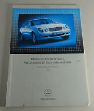 Manual de Taller Introducción Mercedes Clase E W211 Taxi + Coche de Alquiler segunda mano  Embacar hacia Argentina