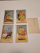 Kolekcja kart pocztowych - 4 szt. PRL, vintage, lata 50te XX wieku , używany na sprzedaż  PL