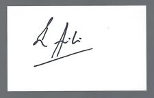 BEN AINSLIE - 4 CONSECUTIVE SAILING GOLD MEDALS - HAND SIGNED 5x3 WHITE CARD for sale  Shipping to South Africa