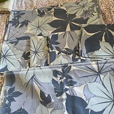 Vintage DORMA. Blue Floral Flat Sheets (2) And 4 Cases for sale  Shipping to South Africa