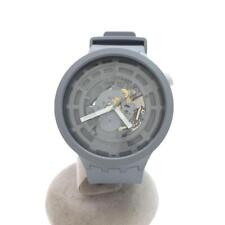 Relógio de quartzo Swatch/analógico/cinza/cinza/leves arranhões no mostrador/cinto de manchas/swat comprar usado  Enviando para Brazil