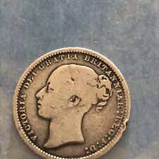 1869 victorian shilling for sale  ST. AUSTELL