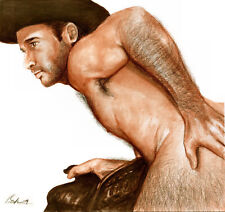 Cowboy signed art for sale  Renovo