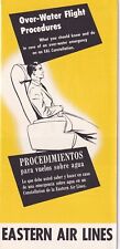 Folheto de cartão de segurança Eastern Airlines Lockheed Constellation comprar usado  Enviando para Brazil