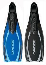 Barbatanas de pé completas Cressi Sub Reaction Pro mergulho com snorkel AZUL ou PRETO comprar usado  Enviando para Brazil