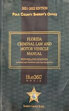 Manual de Derecho Penal y Vehículo Motorizado Florida 2022-2022 Blue360 Polk Cou, usado segunda mano  Embacar hacia Argentina