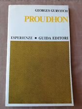 Georges gurvitch proudhon usato  Vicenza