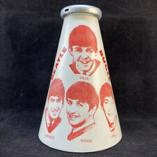 Megáfono Beatles Bugle 1964 Vintage Original Blanco con Estampado Rojo segunda mano  Embacar hacia Argentina