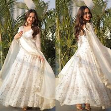 PARTY WEAR ANARKALI GOWN SALWAR KAMEEZ PAKISTANI INDIAN WEDDING DRESS BOLLYWOOD, used for sale  Shipping to South Africa