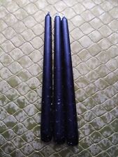 Black taper candles for sale  HALIFAX