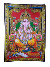 Elefante Indiano Feito À Mão Deus Ganesh Tapeçaria Poster Impressão Lord Ganesh Decoração De Parede comprar usado  Enviando para Brazil