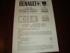 Renault brochure 1967 usato  Cremella