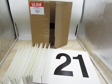 Aisle Marker Row Warehouse Sign L Shaped 12"x12" Double Sided With Numbers 21-30 for sale  Shipping to South Africa