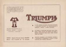 Brochure moto triumph usato  Catania