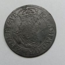 G 1659.,, 18 Gröscher Ort 1/4 Taler Johann Casimir 1659 TLB  starocie old coin na sprzedaż  PL