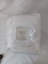 RH Restoration Hardware King Box Spring Cover Off-White Diamond Matelasse for sale  Shipping to South Africa