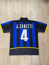 Camisa Jersey Vintage Inter Milan Home Football J. Zanetti, usado comprar usado  Enviando para Brazil