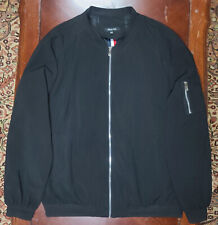 WULFUL Mens Lightweight Softshell Flight Bomber Jacket Black Size 2XL XXL for sale  Shipping to South Africa