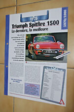 Triumph spitfire 1500 d'occasion  Vittel