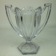 Vaso de vidro vintage 7 3/4" copo troféu, usado comprar usado  Enviando para Brazil