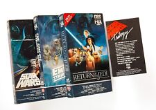 Fitas vintage Star Wars trilogia VHS etiqueta vermelha vídeo CBS FOX 1984-1986 SEM CÓDIGO DE BARRAS comprar usado  Enviando para Brazil