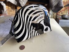 Lulu Guinness Boston Terrier Black & White Pouch Clutch Bag New Unused  for sale  Shipping to South Africa