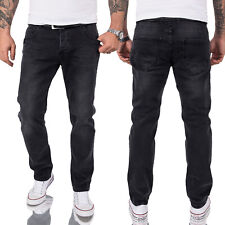 Usado, Rock Creek Herren Jeans Regular Fit Schwarz Stretch Jeans Männerhose RC-2157 NEU comprar usado  Enviando para Brazil