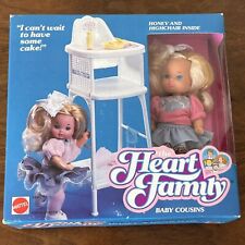 MATTEL Vintage THE HEART FAMILY Honey and Highchair Doll Baby Cousins 1987 #5396 for sale  Shipping to South Africa