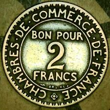 Moneda(s) mundial | 1924 | Francia | 2 francos | latón aluminio | ¡100 años de antigüedad europea!, usado segunda mano  Embacar hacia Argentina
