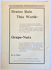 1905 grape nuts for sale  Pine Bush