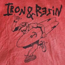 Usado, Camiseta gráfica Iron and Resin Surfin' Jerks Cool Shaka XS vermelha indiana feita nos EUA comprar usado  Enviando para Brazil