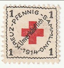 Alemanha - Cruz Vermelha, Cruz Vermelha Coleção Pfennig 1pf com o/p 1914(S)(MNG) comprar usado  Enviando para Brazil