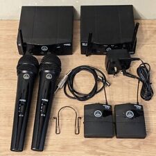 AKG WMS40 Mini wireless microphone system SR40 PT40 mic receiver transmitter etc, used for sale  Shipping to South Africa