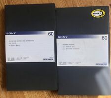 Sony 60mins betacam for sale  LONDON