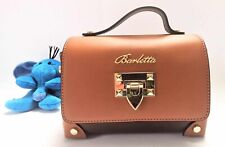 Używany, Torebka kuferek na Valentino wizytowa skóra włoska Premium pasek karmel brązowy na sprzedaż  PL