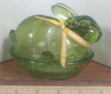 Green pressed glass for sale  Lake Wales