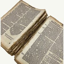 1566 Gran Página de la Biblia - Una Hoja del Antiguo o Nuevo Testamento - Selecciona Tu Pasaje segunda mano  Embacar hacia Argentina