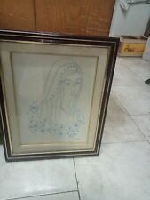 Quadro ricamato mano usato  Napoli