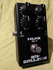 NUX AS-4 ~ Amp Simulator pedal de efeitos de guitarra distorção overdrive Boost, usado comprar usado  Enviando para Brazil