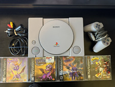 Sony Playstation PS1 Spyro + Crash 4 game Bundle SCPH-7501 Console for sale  Shipping to South Africa