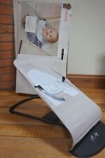 BABY BJORN BabyBjörn BOUNCER BALANCE SOFT - BEIGE / GREY COTTON JERSEY RRP £184 for sale  Shipping to South Africa