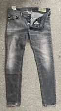 Usato, Da Uomo DIESEL troxer Jeans SKINNY SLIM Stretch Grigio di marca W32 L32 usato  Spedire a Italy