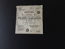 Speedway ticket stub for sale  STOKE-ON-TRENT