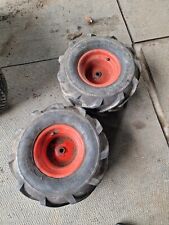 18 9.50 8 westwood countax ride on rear mower wheels Tyres chevron back tractor for sale  LLANDOVERY